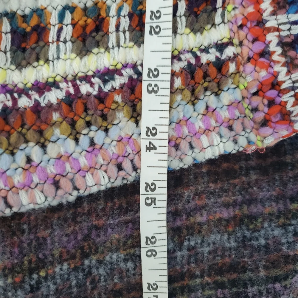Anthropologie Dra Los Angeles Yoko Kimono Woven Knit Open Front Cardigan Size M